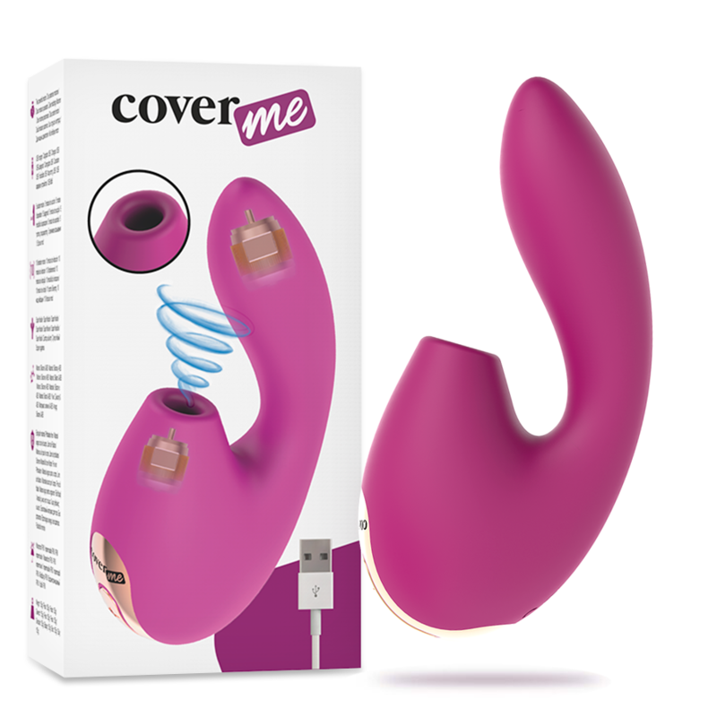 COVERME - CLITORAL SUCTION  POWERFUL G-SPOT RUSH VIBRATOR