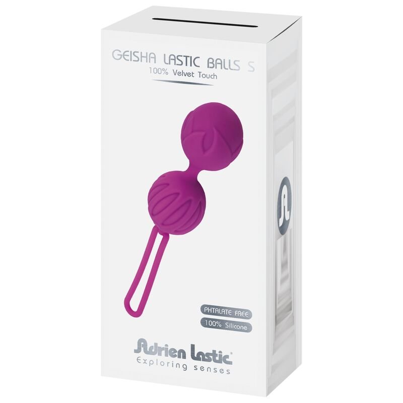 ADRIEN LASTIC - GEISHA LASTIC SILICONE BALLS SIZE S VIOLET