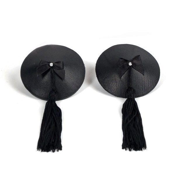 BIJOUX - BURLESQUE BLACK NIPPLE COVERS