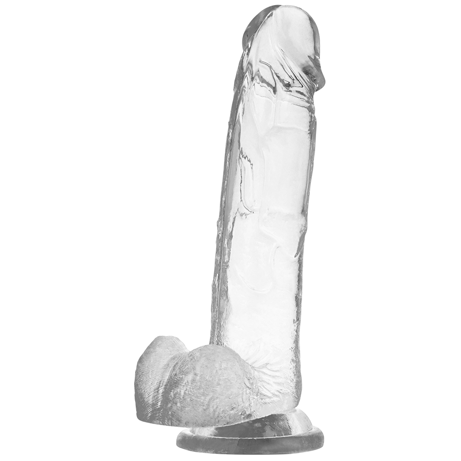 X RAY - CLEAR COCK WITH BALLS 22 CM X 4.6 CM